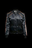 ORANGE & BLACK SIGNATURE BOMBER JACKET